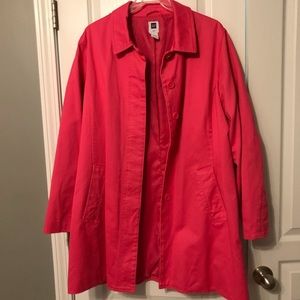 Gap pink pea coat